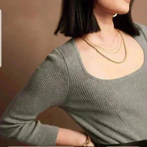 Banana Republic Scoop-Neck Midi Dress - Picture 3 of 14